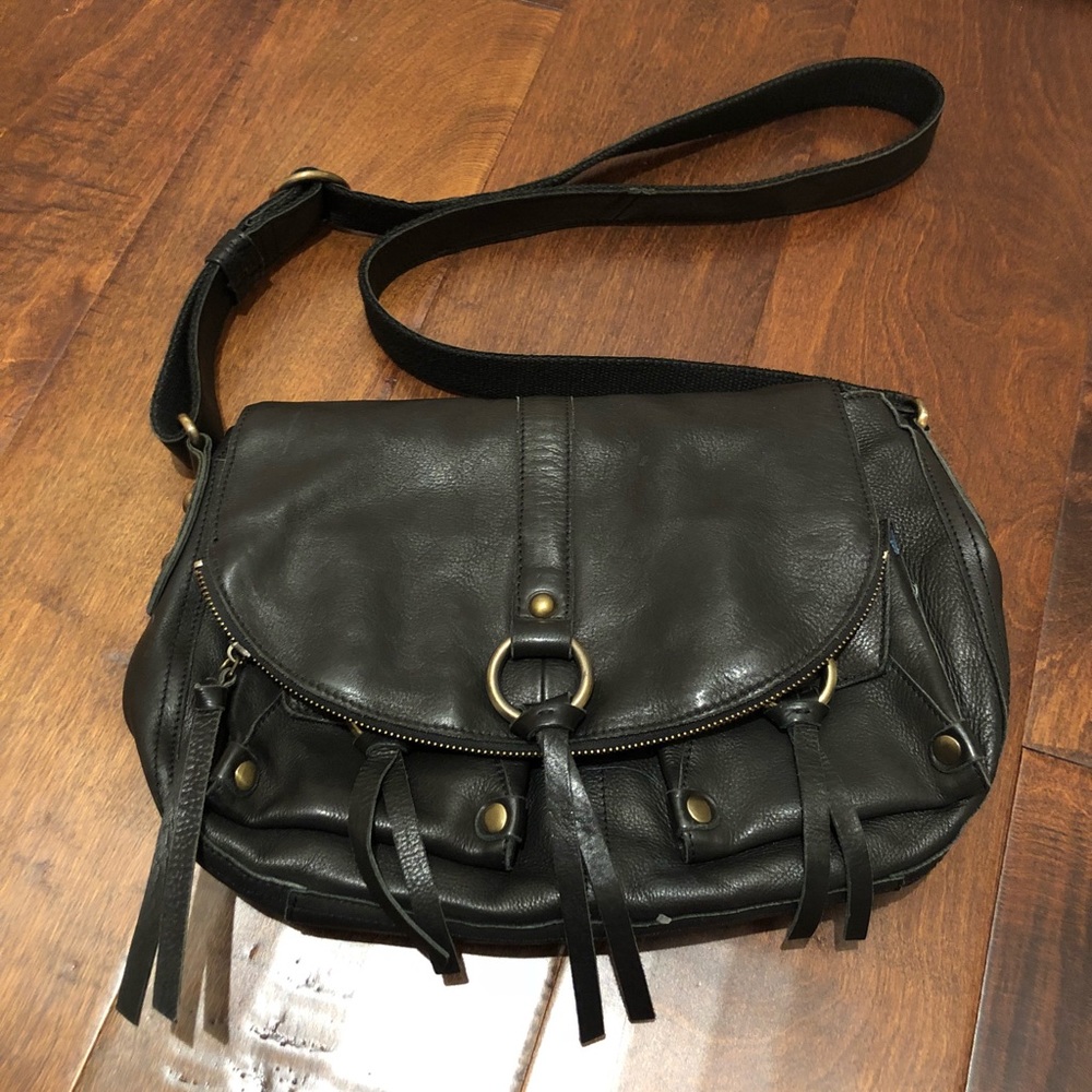 Black Leather Lucky Brand Purse